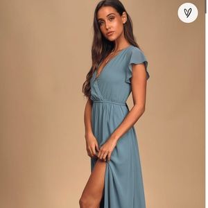 Lulu’s “Lost in the Moment” maxi dress